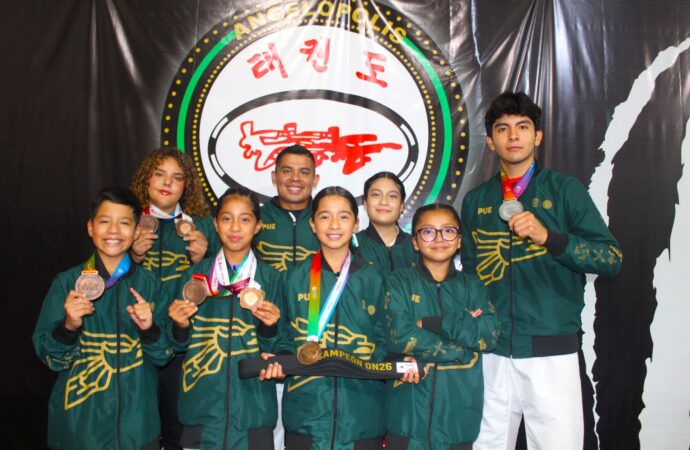 Doyang Angelópolis aporta cinco medallistas a Puebla en Juegos Nacionales CONADE