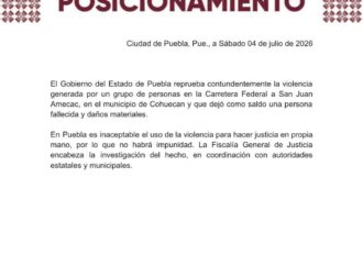 Presunto linchamiento deja un muerto en San Juan Amecac; Fiscalía investiga